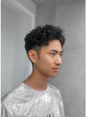 短髪ツイストスパイラルパーマ