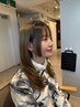 【部分矯正☆】お顔まわり縮毛矯正×前髪カット9900