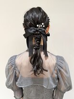 ウクク(UCUCU)&nbsp;結婚式 ヘアセット 編みおろし