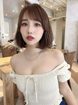 ロンドアリシア 金山(Lond Alexia) 艶髪 髪質改善 ブリーチなしダブルカラー レイヤー 韓国風5503