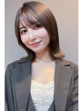 ハイファイブ ヘアーアンドフェイス(Hi FIVE hair&face) 外ハネ　オーガニックカラー　髪質改善