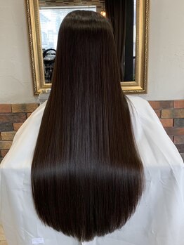 オフザリップヘアー(off the Lip hair)の写真/リピ多数!off the Lipの縮毛矯正★頑固なうねり/くせ毛抑え、柔らかい印象のナチュラルストレ-トに大変身♪