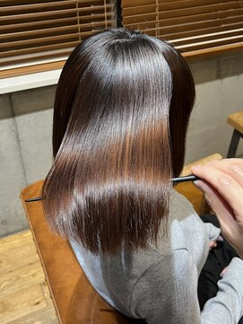 キャンバス 川崎(canvas.) 縮毛矯正 髪質改善 ケアストレート/艶髪/美髪/川崎 【窪田】