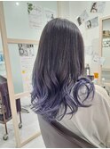 くすみカラーがオシャレなグラデーション☆