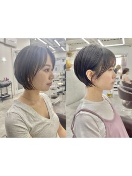 トレンドをキャッチした乾かして決まるショート/ボブが大得意♪一人一人に合う小顔カット【ショートボブ】