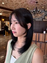 アルファレイズトロワ(alphareiz trois)&nbsp;レイヤーカット 顔周り後れ毛カット