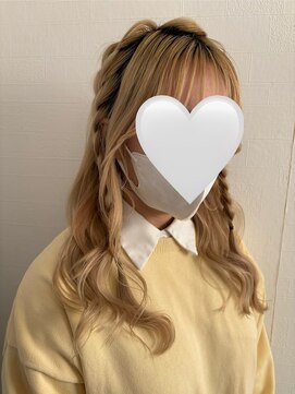 ルナ 深沢店(LUNA) ヘアセット 編み込みアレンジ