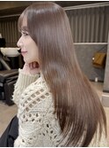 ロング/艶カラー/透明感カラー/【lana hair新宿】