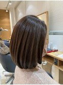内巻きレイヤーボブ