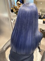 ブロッサム 保谷(Blossom)&nbsp;20代30代大人可愛い艶感アッシュスカイブルーケアブリーチ