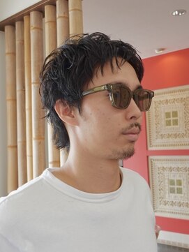 ディッセンバー 伊勢崎(December) メンズ/センターパート/似合わせカット/ニュアンスパーマ