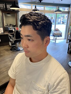 ワンワンオー バーバーショップ 長浜店(@110 BARBER SHOP) セクシーパーマスタイル029