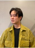 メンズセンターパートナチュラルスタイル