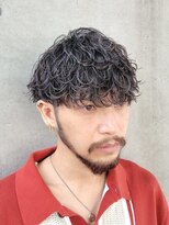 フィフス 大分(fifth)&nbsp;大分波巻きスパイラルパーマメンズカットラウンドマッシュゆるめ