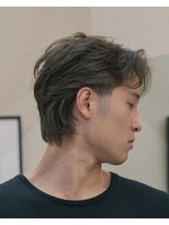 ペルズヘア(PELLS HAIR)&nbsp;海外風マレットセンターパート/テーパーフェード/フェザーカット