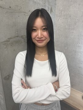 アロ 大阪梅田(alo) ブリーチなしブルーブラックカラー