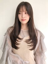 ケーツー エソラ池袋店(K-two)&nbsp;ワンカールで可愛く！うるツヤロングレイヤーカット*髪質改善