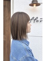 ラポール(Rapport)&nbsp;抜け感あるミディアムスタイルはカラーが大事