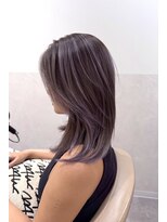 サロウィン 那覇店(SALOWIN) ハイライトベース×ラベンダーカラー