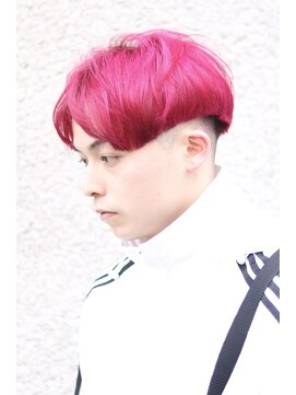 ブレイズ コクラ(BLAZE KOKURA) モード&フェード！ショッキングピンクマッシュ！