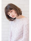 《LAGOON》シルキーベージュ♪王道ゆるかわボブ
