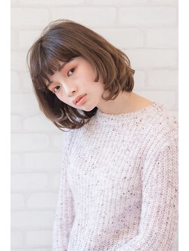 ラグーン 原宿 表参道(LAGOON) 《LAGOON》シルキーベージュ♪王道ゆるかわボブ