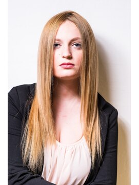 ケプカ(KEPKA) ハイライト ハイトーン 白髪ぼかし ストレート グラデーション