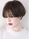 大人可愛い　丸み　マッシュショート　20代　30代 40代　小顔