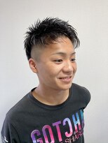 カットスタジオタケイ ツーブロックショート