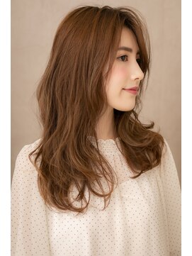 カバーヘア ブリス 上尾西口店(COVER HAIR bliss) ヘーゼルベージュくせ毛風小顔こなれヘアY上尾20代30代40代