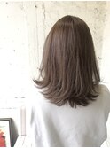 ［新宿］外ハネ/ミディアム/ブラウンアッシュ　担当　夕島