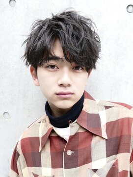 リット×ベリエ(Lit.×belier) ニュアンスパーマ/メンズマッシュ/スパイラルパーマ/薩摩川内