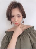 大人可愛い*かきあげバングショートヘア