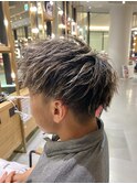極細メッシュ ハイライトキャップ ホワイトメッシュ