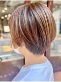 大人ナチュラルマッシュショート