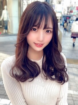 ラルムバイシー 新宿(LARME by Sea) 韓国前髪顔周り×フェミニン【新宿/髪質改善】