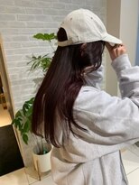 アチーブリス(achieve Liss)&nbsp;暗髪チェリーレッド暖色系 ストレートロング