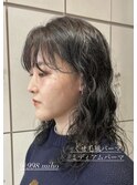ミディアムくせ毛風パーマハードスパイラルパーマ×MIHO