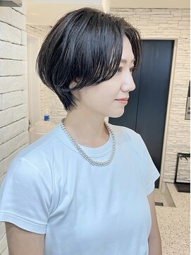 ヘアメイク シンズ レインボー(Hair Make SHIN'S RAINBOW) ショートボブ/大人巻き/ぷつっとボブ/ナチュラルカラー/高松