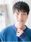 好感度大◎爽やかビジカジくせ毛風春パーマショートk札幌月寒
