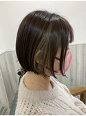インナーカラー☆ボブ