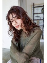 トレンチ(TRENCH)&nbsp;《TRENCH おつじ》レイヤー レッドブラウン