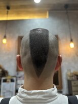 カフェアンドヘアサロン リバーブ(cafe&hair salon re:verb) ムーンスライドモヒカン