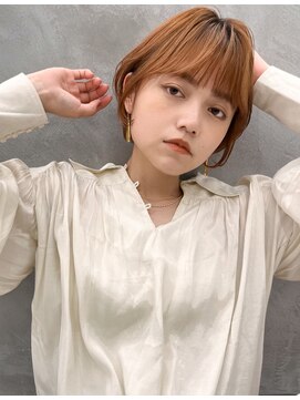 ロンドプロフィール 浦和(Lond profil) 中川　前髪カット顔まわり似合わせ外ハネくびれレイヤーミディ