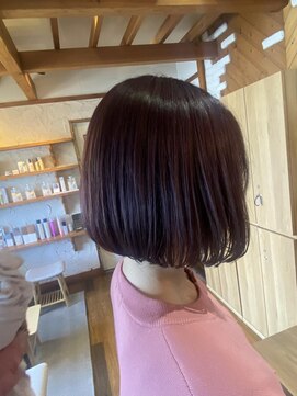 イロヘア アンジョウ(ilo.hair anjo) ブリーチ無し！ピンクラベンダー！！