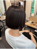 首元スッキリつやっつやカシスミニボブ♪