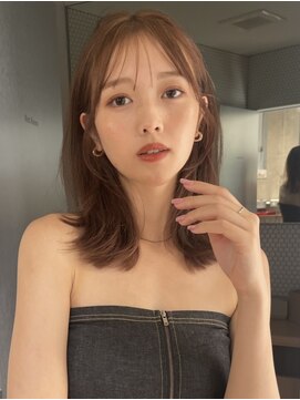 サイン 渋谷(SIGN) ザクザクレイヤーカット巻き方簡単ミディアムロング韓国渋谷