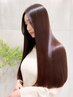 【人気No3】髪質改善プレミアムTRコース＋美髪カラー＋デザインカット￥17500