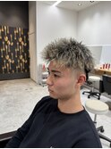 金メッシュツイストハイライト