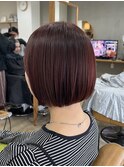 【立町メアリーバイメリー】チェリーピンク×ボブ